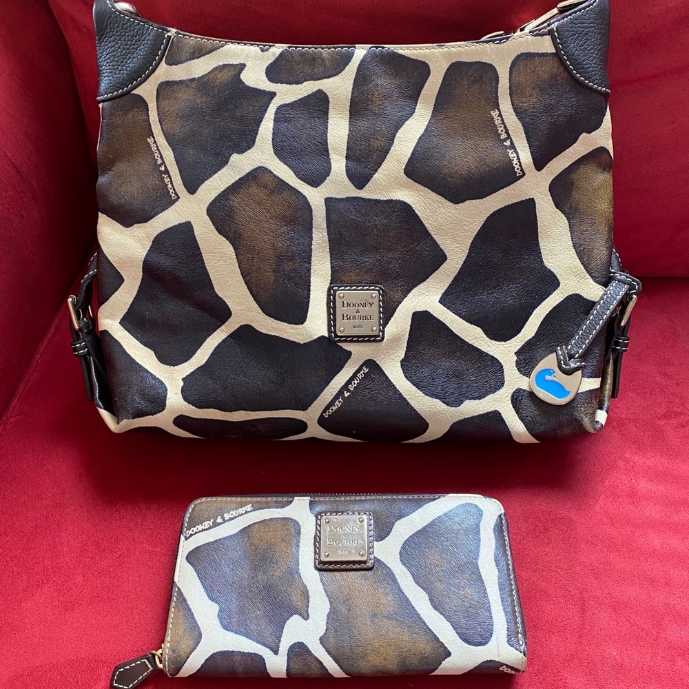 DOONEY & BOURKE Giraffe Print combo